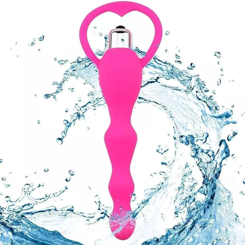 Plug Anal Vibrador Silicona Juguete Sexu