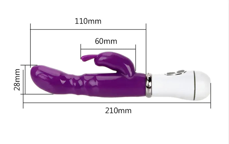 Consolador Vibrador Conejo Grande Clítor