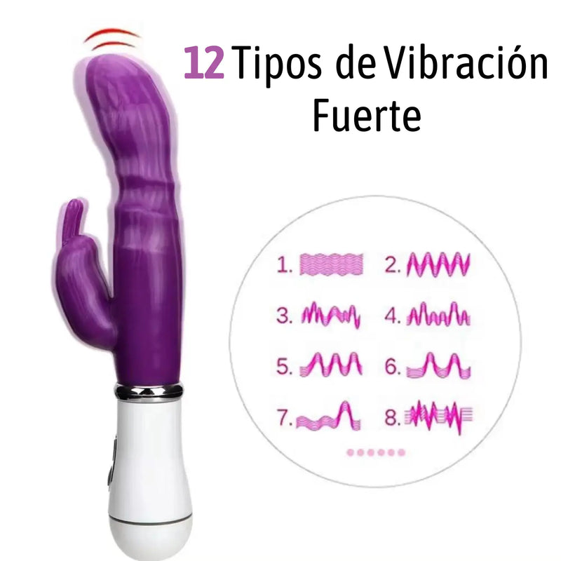 Consolador Vibrador Conejo Grande Clítor