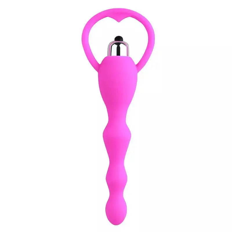 Plug Anal Vibrador Silicona Juguete Sexu