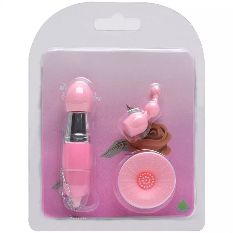 Mini Vibrador Succionador Femenino